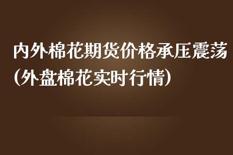 内外棉花期货价格承压震荡(外盘棉花实时行情)_https://www.yunyouns.com_期货行情_第1张