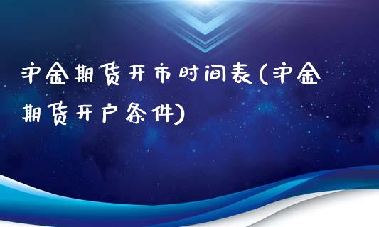 沪金期货开市时间表(沪金期货开户条件)_https://www.yunyouns.com_期货直播_第1张