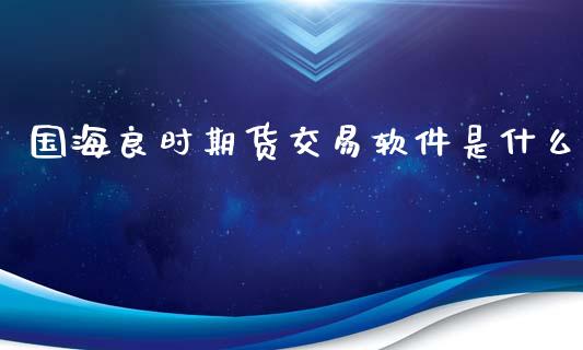 国海良时期货交易软件是什么_https://www.yunyouns.com_期货行情_第1张