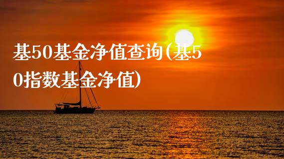 基50基金净值查询(基50指数基金净值)_https://www.yunyouns.com_股指期货_第1张