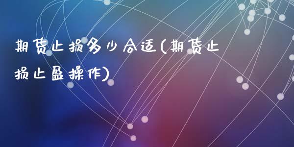 期货止损多少合适(期货止损止盈操作)_https://www.yunyouns.com_恒生指数_第1张