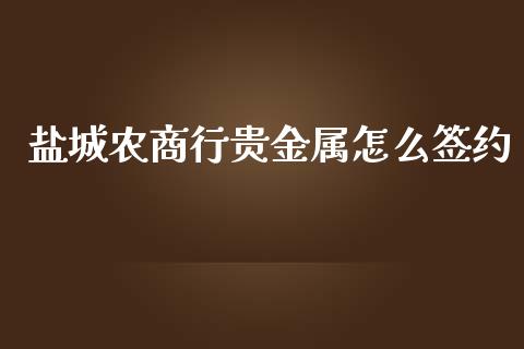 盐城农商行贵金属怎么签约_https://www.yunyouns.com_恒生指数_第1张