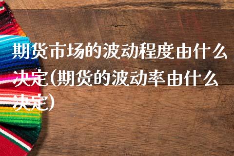 期货市场的波动程度由什么决定(期货的波动率由什么决定)_https://www.yunyouns.com_恒生指数_第1张