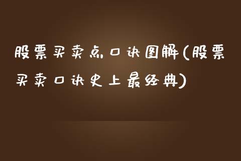 股票买卖点口诀图解(股票买卖口诀史上最经典)_https://www.yunyouns.com_股指期货_第1张