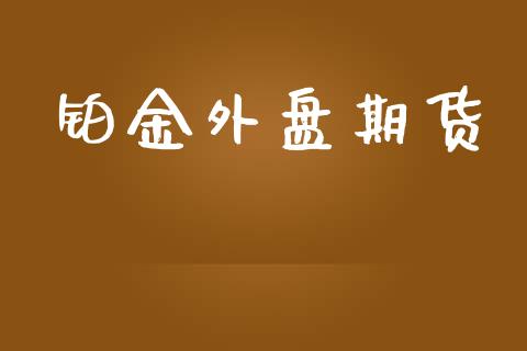 铂金外盘期货_https://www.yunyouns.com_股指期货_第1张