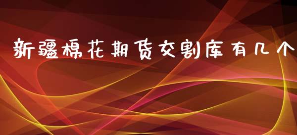 新疆棉花期货交割库有几个_https://www.yunyouns.com_期货行情_第1张