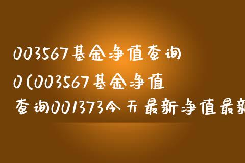 003567基金净值查询0(003567基金净值查询001373今天最新净值最新股价)_https://www.yunyouns.com_股指期货_第1张