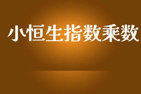 小恒生指数乘数_https://www.yunyouns.com_股指期货_第1张