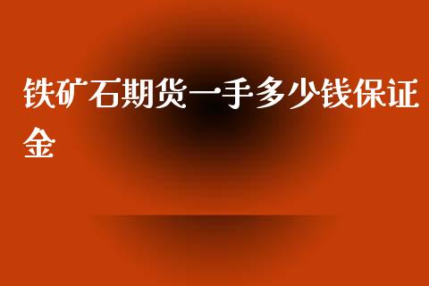 铁矿石期货一手多少钱保证金_https://www.yunyouns.com_期货直播_第1张