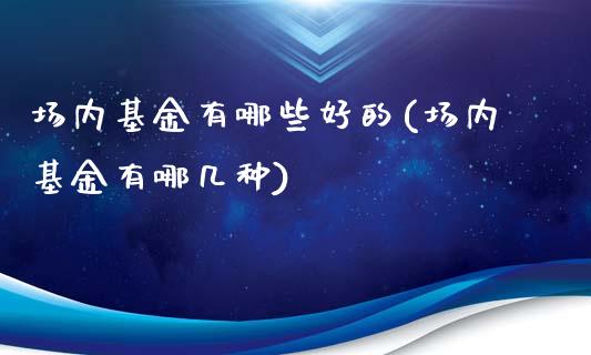 场内基金有哪些好的(场内基金有哪几种)_https://www.yunyouns.com_恒生指数_第1张