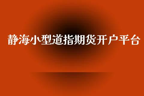 静海小型道指期货开户平台_https://www.yunyouns.com_期货直播_第1张