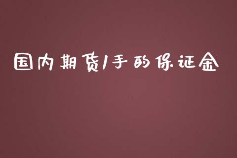 国内期货1手的保证金_https://www.yunyouns.com_期货直播_第1张