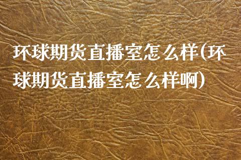 环球期货直播室怎么样(环球期货直播室怎么样啊)_https://www.yunyouns.com_期货直播_第1张