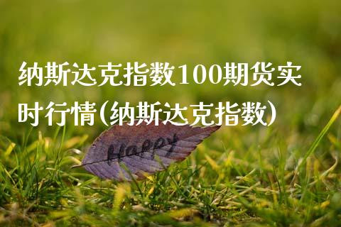 纳斯达克指数100期货实时行情(纳斯达克指数)_https://www.yunyouns.com_恒生指数_第1张