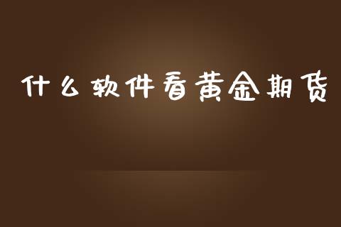 什么软件看黄金期货_https://www.yunyouns.com_股指期货_第1张