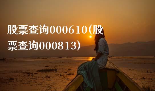 股票查询000610(股票查询000813)_https://www.yunyouns.com_期货直播_第1张