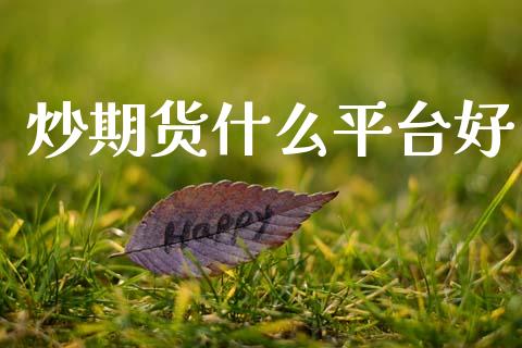 炒期货什么平台好_https://www.yunyouns.com_期货行情_第1张