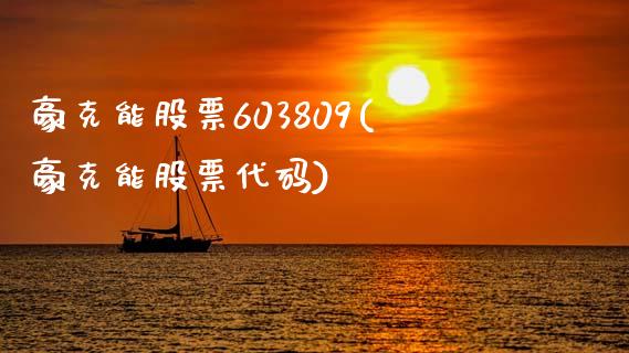 豪克能股票603809(豪克能股票代码)_https://www.yunyouns.com_股指期货_第1张