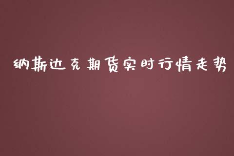 纳斯达克期货实时行情走势_https://www.yunyouns.com_股指期货_第1张