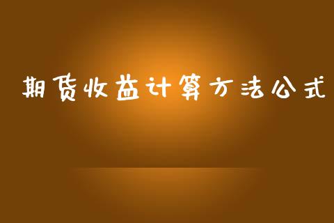 期货收益计算方法公式_https://www.yunyouns.com_恒生指数_第1张