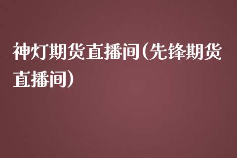 神灯期货直播间(先锋期货直播间)_https://www.yunyouns.com_期货直播_第1张