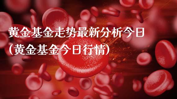 黄金基金走势最新分析今日(黄金基金今日行情)_https://www.yunyouns.com_期货直播_第1张