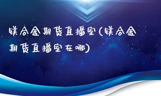 镁合金期货直播室(镁合金期货直播室在哪)_https://www.yunyouns.com_期货直播_第1张