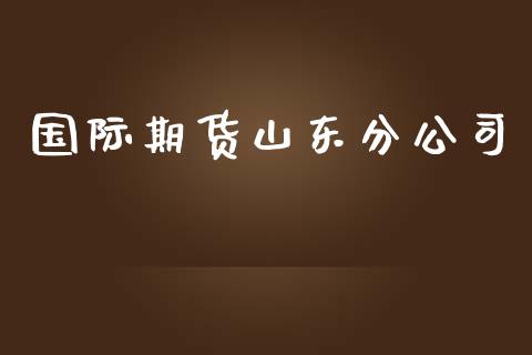 国际期货山东分公司_https://www.yunyouns.com_股指期货_第1张