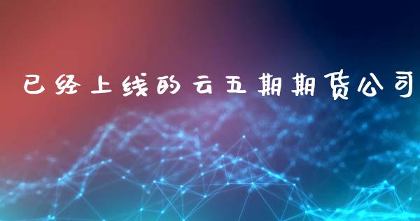 已经上线的云五期期货公司_https://www.yunyouns.com_期货直播_第1张