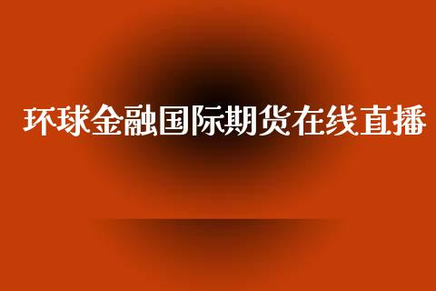 环球金融国际期货在线直播_https://www.yunyouns.com_股指期货_第1张