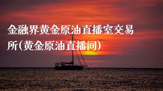 金融界黄金原油直播室交易所(黄金原油直播间)_https://www.yunyouns.com_期货行情_第1张