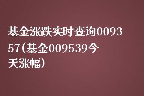 基金涨跌实时查询009357(基金009539今天涨幅)_https://www.yunyouns.com_股指期货_第1张