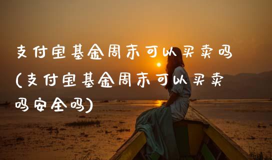 支付宝基金周末可以买卖吗(支付宝基金周末可以买卖吗安全吗)_https://www.yunyouns.com_期货行情_第1张