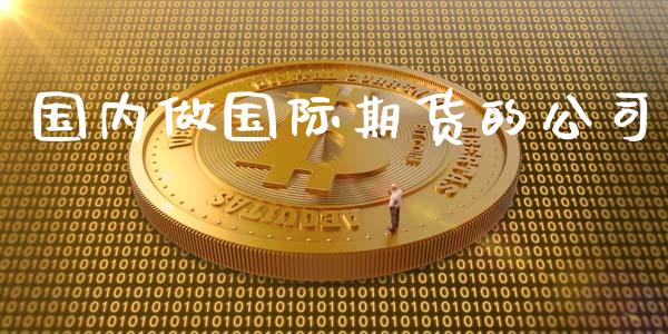 国内做国际期货的公司_https://www.yunyouns.com_期货直播_第1张