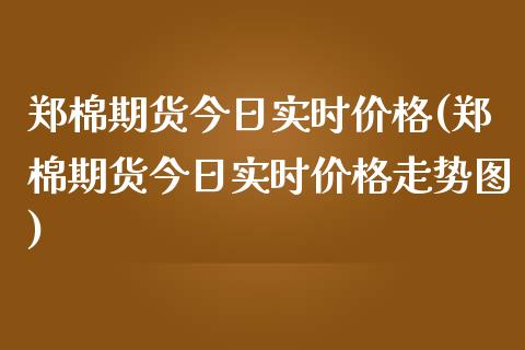 郑棉期货今日实时价格(郑棉期货今日实时价格走势图)_https://www.yunyouns.com_期货直播_第1张