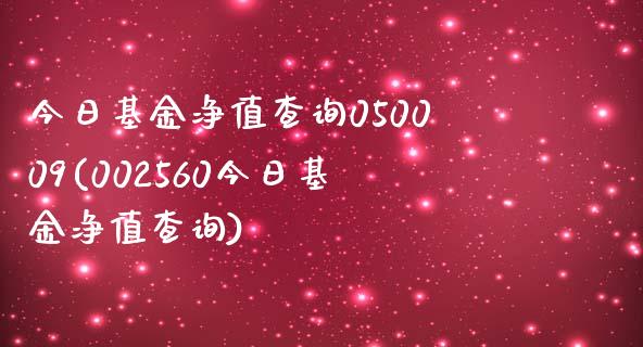 今日基金净值查询050009(002560今日基金净值查询)_https://www.yunyouns.com_期货直播_第1张