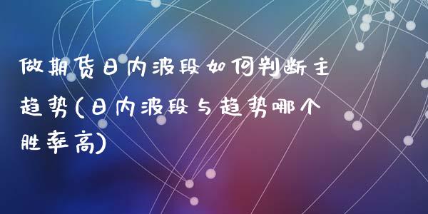 做期货日内波段如何判断主趋势(日内波段与趋势哪个胜率高)_https://www.yunyouns.com_恒生指数_第1张