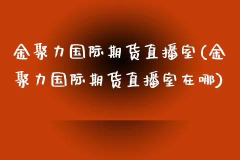 金聚力国际期货直播室(金聚力国际期货直播室在哪)_https://www.yunyouns.com_期货直播_第1张