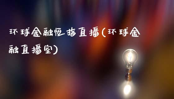 环球金融恒指直播(环球金融直播室)_https://www.yunyouns.com_股指期货_第1张