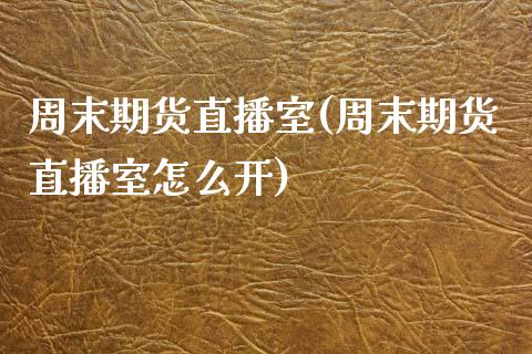 周末期货直播室(周末期货直播室怎么开)_https://www.yunyouns.com_期货行情_第1张