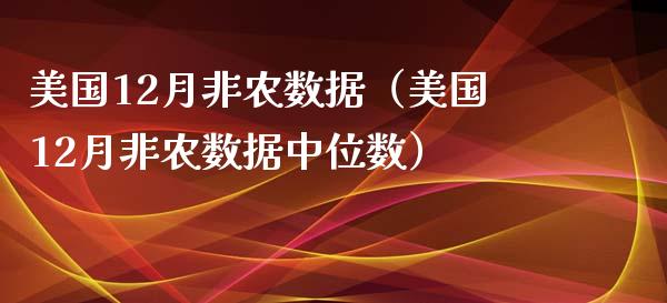 美国12月非农数据（美国12月非农数据中位数）_https://www.yunyouns.com_期货直播_第1张