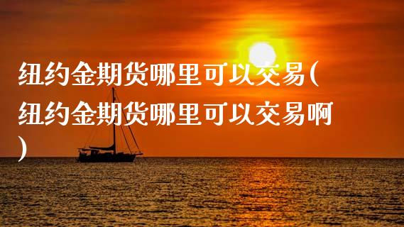 纽约金期货哪里可以交易(纽约金期货哪里可以交易啊)_https://www.yunyouns.com_期货行情_第1张