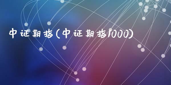 中证期指(中证期指1000)_https://www.yunyouns.com_股指期货_第1张