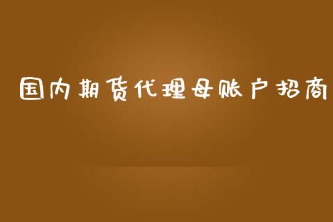 国内期货代理母账户招商_https://www.yunyouns.com_期货直播_第1张