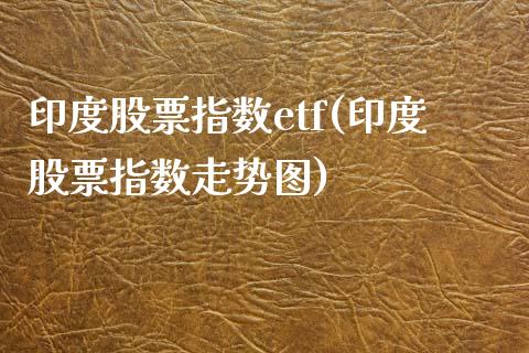 印度股票指数etf(印度股票指数走势图)_https://www.yunyouns.com_期货直播_第1张