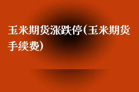 玉米期货涨跌停(玉米期货手续费)_https://www.yunyouns.com_股指期货_第1张