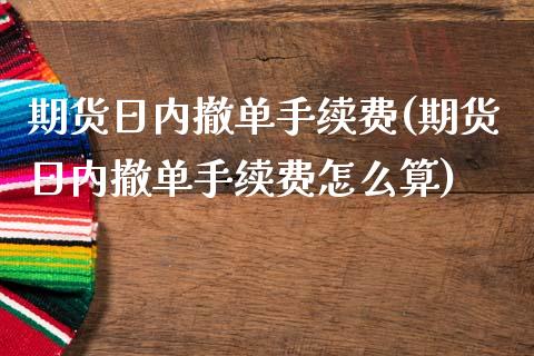 期货日内撤单手续费(期货日内撤单手续费怎么算)_https://www.yunyouns.com_股指期货_第1张