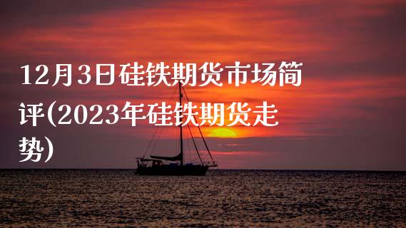 12月3日硅铁期货市场简评(2023年硅铁期货走势)_https://www.yunyouns.com_恒生指数_第1张